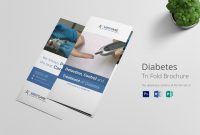 Diabetes Brochure Trifold Template inside Tri Fold Brochure Publisher Template