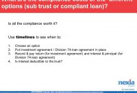 Division A – Quarterly Roadshow Business Services Discussion  Ppt within Division 7A Loan Agreement Template