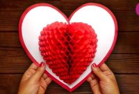 Diy D Heart ❤ Pop Up Card  Valentine Pop Up Card  Youtube intended for 3D Heart Pop Up Card Template Pdf