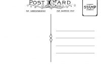 Diy Postcard Save The Date Back  Wedding Stationary  Diy Postcard regarding Post Cards Template