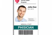 Doctor Id Card   Wit Research  Id Card Template Identity Card with regard to Hospital Id Card Template