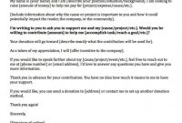 Donation Request Letters Asking For Donations Made Easy  Donation inside Business Donation Letter Template
