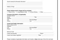 Download Best Western Credit Card Authorization Form Template  Pdf inside Authorization To Charge Credit Card Template
