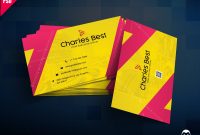 Download Creative Business Card Free Psd  Psddaddy in Business Card Maker Template