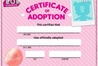Download Fun Activities And Colorins To Print Out And Play With regarding Toy Adoption Certificate Template