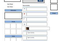 Downloadable Facebook Template For Artistic Investigation  Writing with regard to Blank Twitter Profile Template