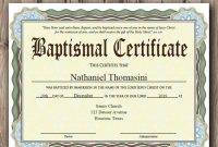 Editable Baptism Certificate Template  Pdf Adobe Reader Editable File   Printable Certificate Template  Instant Download within Baptism Certificate Template Download