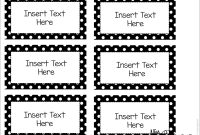Editable Black And White Labels  World Of Label with regard to Black And White Label Templates