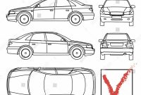 Editable Car Condition Form Vehicle Checklist Auto Stock Vector with regard to Car Damage Report Template