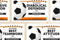 Editable Soccer Award Certificates Instant Download  Etsy within Soccer Award Certificate Templates Free
