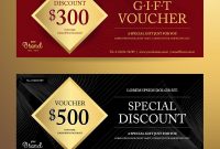 Elegant Gift Voucher Or Discount Card Template Vector Image with regard to Elegant Gift Certificate Template