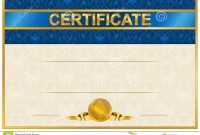 Elegant Template Of Certificate Diploma Stock Vector  Illustration throughout Elegant Certificate Templates Free