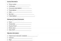 Employee Information Form …  Management   Job I… with Business Information Form Template
