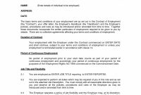 Employment Contract Template Free Ideas Surprising Ireland intended for Individual Flexibility Agreement Template