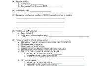 Ems Serious Incident Report Form Fill Online Printable Fillable with Serious Incident Report Template