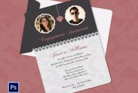 Engagement Invitation Cards Templates  Party Invitation Collection inside Engagement Invitation Card Template