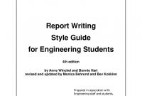 Engineering Report Template  Sansurabionetassociats within Template For Technical Report