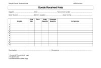 Every Bit Of Life Goods Receipt Note Grn Format  Oninstall  Grn pertaining to Proof Of Delivery Template Word