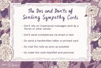 Examples Of Sympathy Card Messages inside Sympathy Card Template