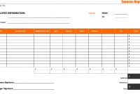 Expense Report Templates  Word Excel Formats for Microsoft Word Expense Report Template