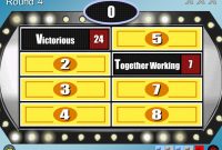 Family Feud Customizable Powerpoint Template  Youth Downloadsyouth for Family Feud Powerpoint Template With Sound