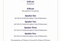 Fantastic Free Event Program Template Ideas Word Download Sample with regard to Free Event Program Templates Word