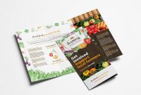 Farmers Market Trifold Brochure Template In Psd Ai  Vector with regard to Nutrition Brochure Template