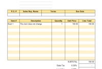 Film Invoice Template within Film Invoice Template