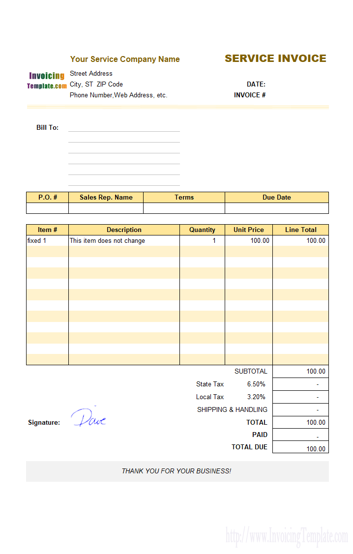 Film Invoice Template within Film Invoice Template
