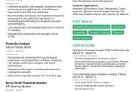 Financial Analyst Resume   Guide  Examples within Credit Analysis Report Template