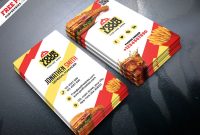 Food Restaurant Business Card Psdpsd Freebies On Dribbble with Restaurant Business Cards Templates Free