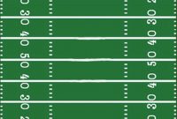 Football Field Template I Made For A Sign  Hunter's St Football for Blank Football Field Template