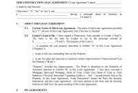 Form   Fill Online Printable Fillable Blank  Pdffiller in Construction Loan Agreement Template