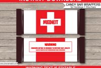 Fortnite Hershey Candy Bar Wrappers  Medkit Candy Bar Party Favors throughout Hershey Labels Template