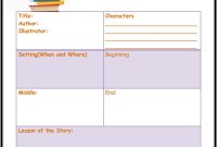 Free Book Report  Worksheet Templates  Word Layouts with regard to Story Report Template