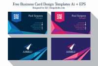 Free Business Card Designer Or  Free Professional Premium Business with Business Card Maker Template