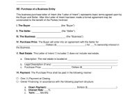 Free Business Purchase Letter Of Intent Template  Pdf  Word intended for Share Purchase Agreement Template Singapore