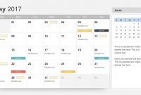 Free Calendar  Template in Microsoft Powerpoint Calendar Template