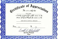 Free Certificates Of Appreciation Templates Within Certificate for Update Certificates That Use Certificate Templates