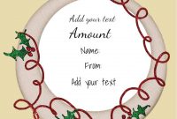 Free Christmas Gift Certificate Template  Customize Online  Download throughout Christmas Gift Certificate Template Free Download