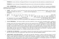 Free Copy Rental Lease Agreement  Free Printable Lease Agreement in Free Printable Commercial Lease Agreement Template