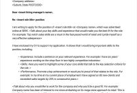 Free Cover Letter Template  Seek Career Advice for Australian Business Letter Template