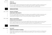 Free Creative Resume Templates  Free Resume Templates For regarding Microsoft Word Resumes Templates