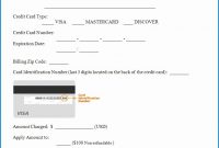 Free Credit Card Authorization Form Template Word Luxury Credit Card for Credit Card Authorization Form Template Word