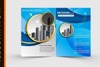 Free Download Adobe Illustrator Template Brochure Two Fold inside Brochure Template Illustrator Free Download