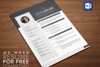 Free Download Resume Cv Template For Ms Word Format  Good Resume with regard to Free Downloadable Resume Templates For Word