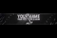 Free Epic Youtube Banner  Channel Art Template  Gimp And Photoshop   Download Hacked Style throughout Gimp Youtube Banner Template