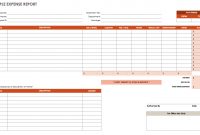 Free Expense Report Templates Smartsheet in Expense Report Template Xls