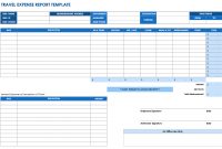 Free Expense Report Templates Smartsheet intended for Company Expense Report Template