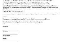 Free Family Loan Agreement Forms And Templates Wordpdf regarding Family Loan Agreement Template Free